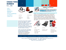Tablet Screenshot of chiaoyingrubber.com